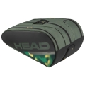 Head Tennis Racketbag Tour Racquet Bag XL (Racket bag, 3 main compartments) 2024 thyme green 12-pack